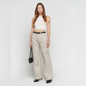 NWT Reformation Cary High Rise Slouchy Wide Leg Jeans